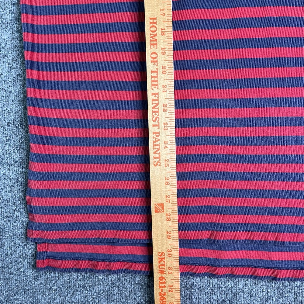 Vintage Polo Ralph Lauren Cookie Crest Polo Shirt Men's Large Rugby Striped Logo - Picture 4 of 7
